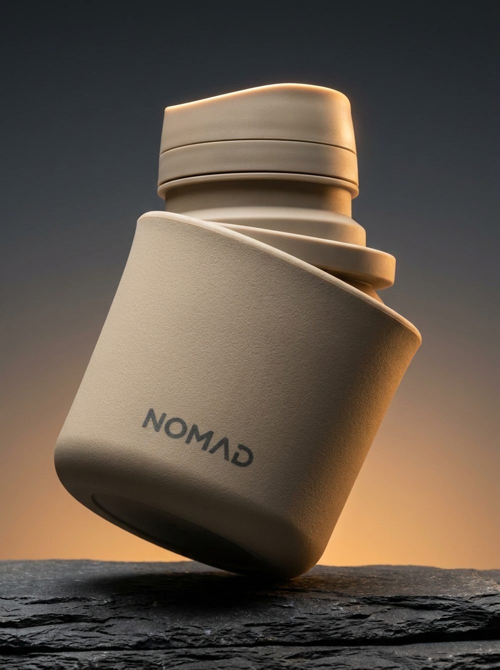 Collapse Collapsible Bottle 600ml — Sand