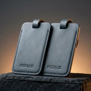 Luggagemark Leather Luggage Tag Set — Slate