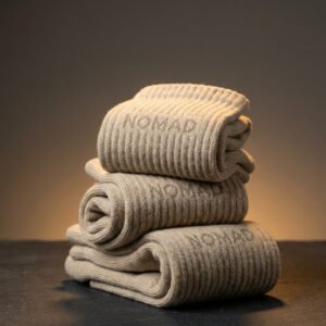 Merino Trail Crew Socks (3-pack) — Sand